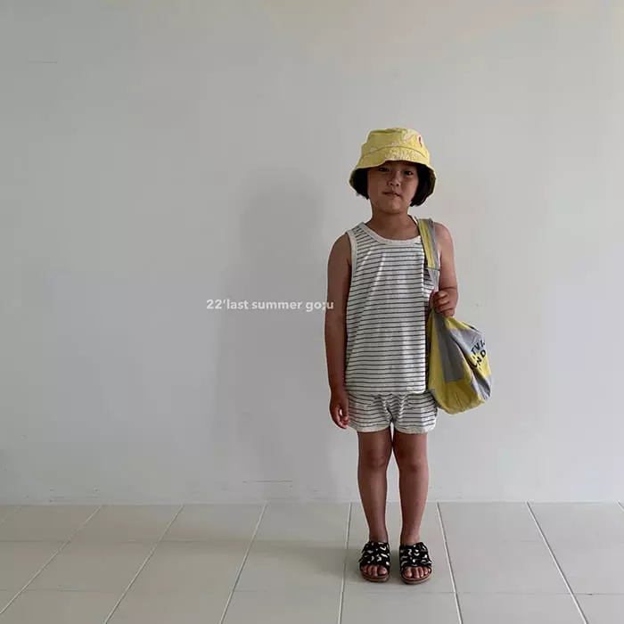 go;u - Korean Children Fashion - #childrensboutique - Play Ground Top Bottom Set - 7