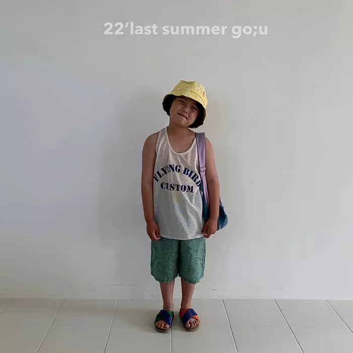 go;u - Korean Children Fashion - #kidsshorts - Basket Sleeveless - 10