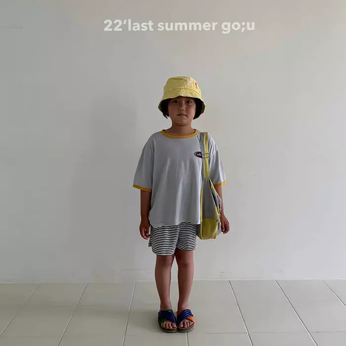 go;u - Korean Children Fashion - #kidsshorts - Ddaro Tee - 3
