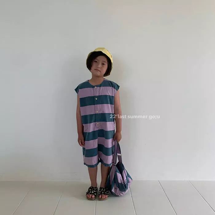 go;u - Korean Children Fashion - #kidsshorts - Vacance Overalls