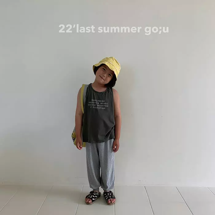 go;u - Korean Children Fashion - #littlefashionista - World Sleeveless