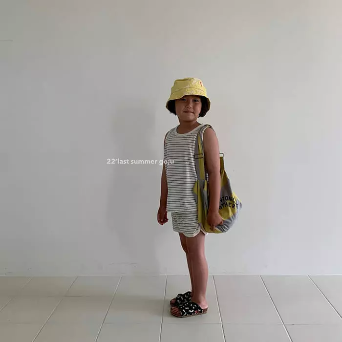 go;u - Korean Children Fashion - #magicofchildhood - Play Ground Top Bottom Set - 2