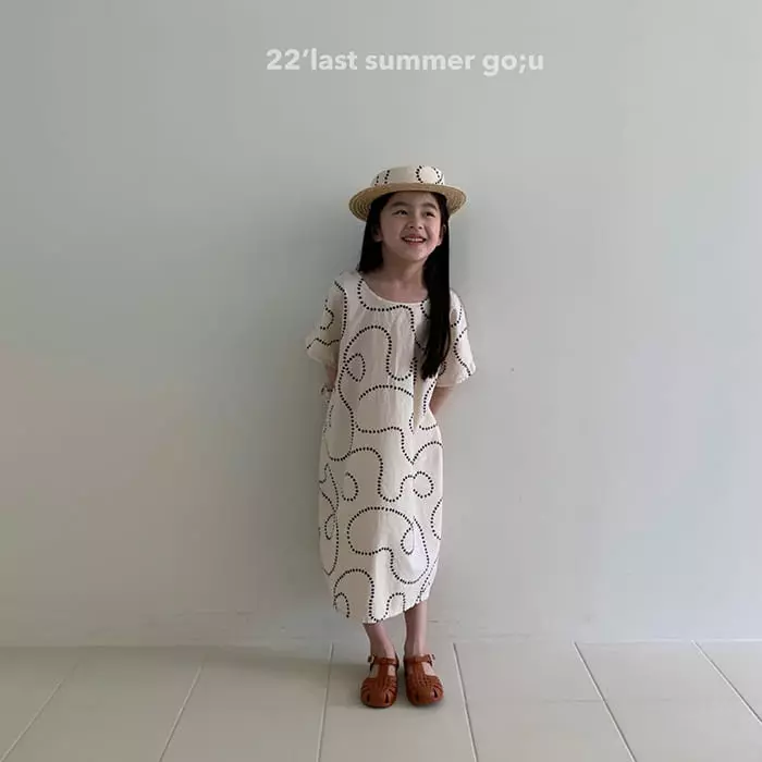 go;u - Korean Children Fashion - #minifashionista - Wudo One-piece with Hairring