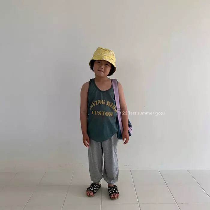 go;u - Korean Children Fashion - #prettylittlegirls - Basket Sleeveless