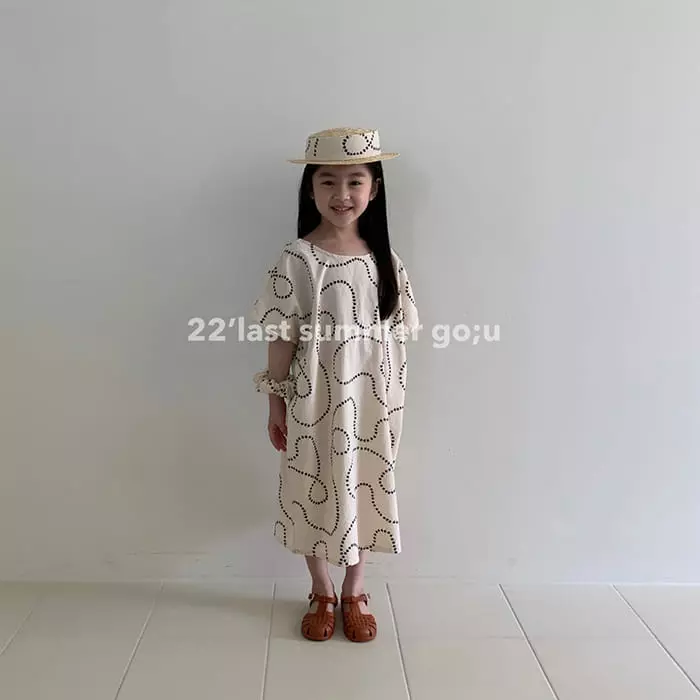 go;u - Korean Children Fashion - #prettylittlegirls - Wudo One-piece with Hairring - 2