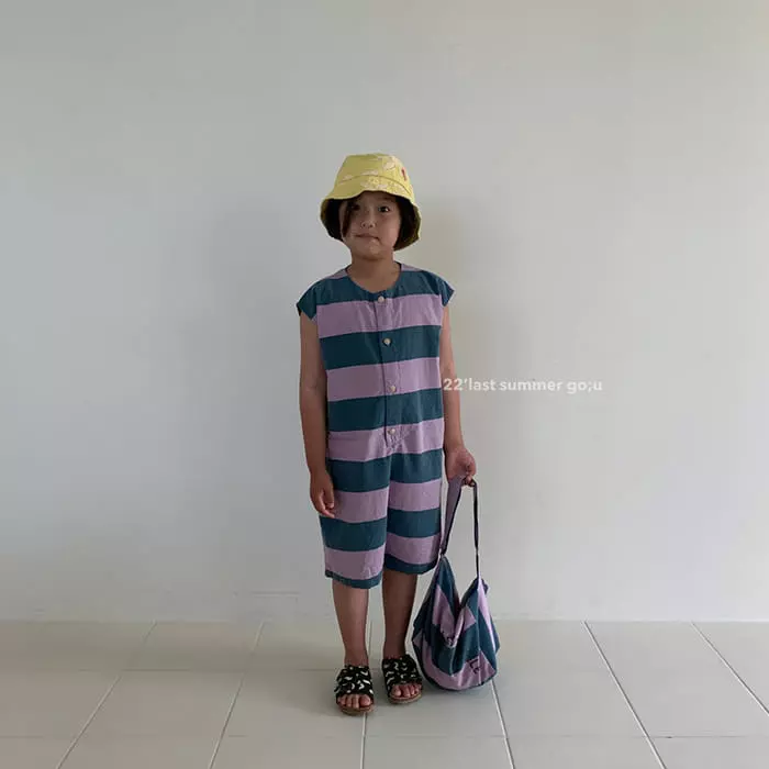 go;u - Korean Children Fashion - #prettylittlegirls - Vacance Overalls - 8