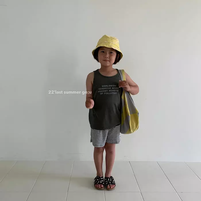 go;u - Korean Children Fashion - #todddlerfashion - World Sleeveless - 5