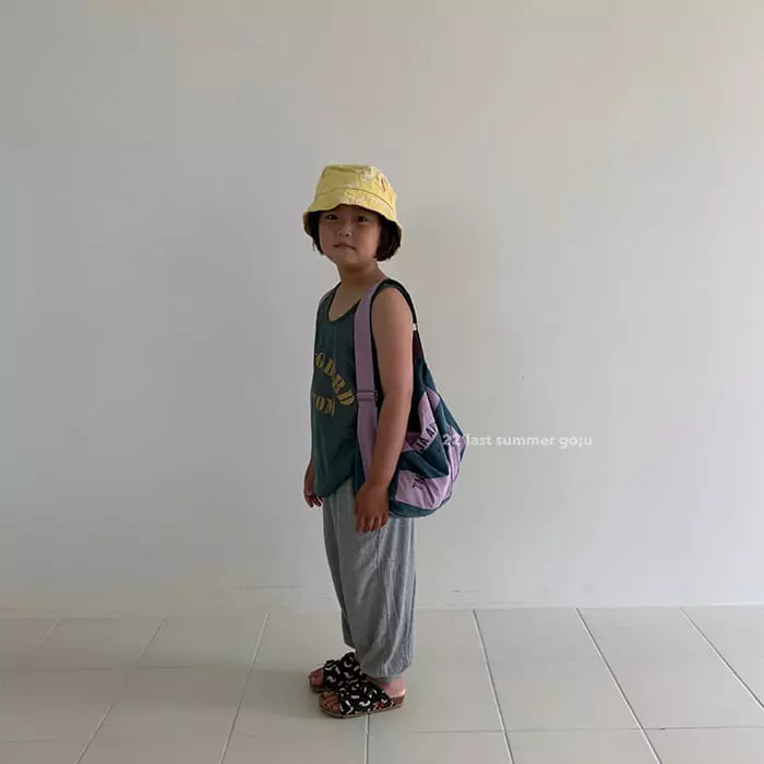 go;u - Korean Children Fashion - #todddlerfashion - Basket Sleeveless - 2