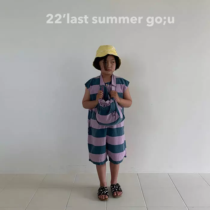 go;u - Korean Children Fashion - #todddlerfashion - Vacance Overalls - 9