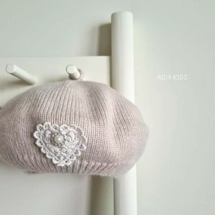 Aida - Korean Children Fashion - #Kfashion4kids - Heart Beret Hat (1~4y) - 7