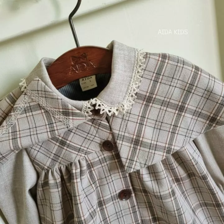 Aida - Korean Children Fashion - #Kfashion4kids - Dandy Check Coat - 6