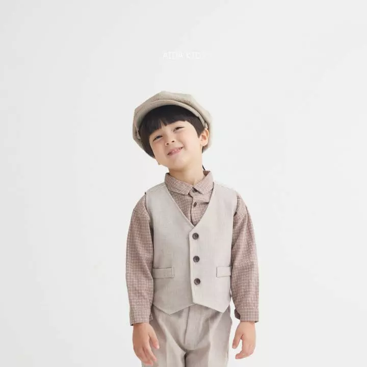 Aida - Korean Children Fashion - #Kfashion4kids - Crypto Vest - 2