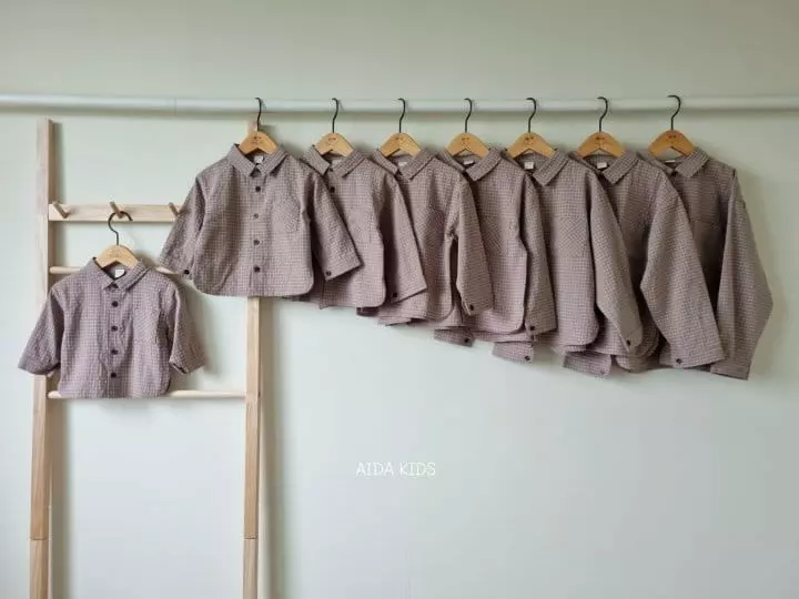 Aida - Korean Children Fashion - #childofig - New Morden Shirt - 7