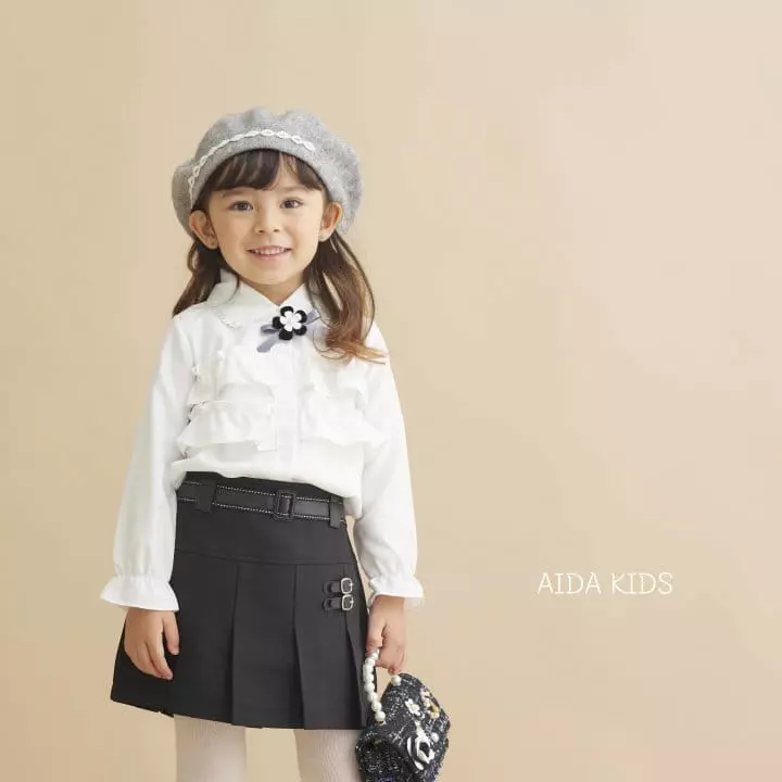 Aida - Korean Children Fashion - #childofig - Cancan Blouse - 5