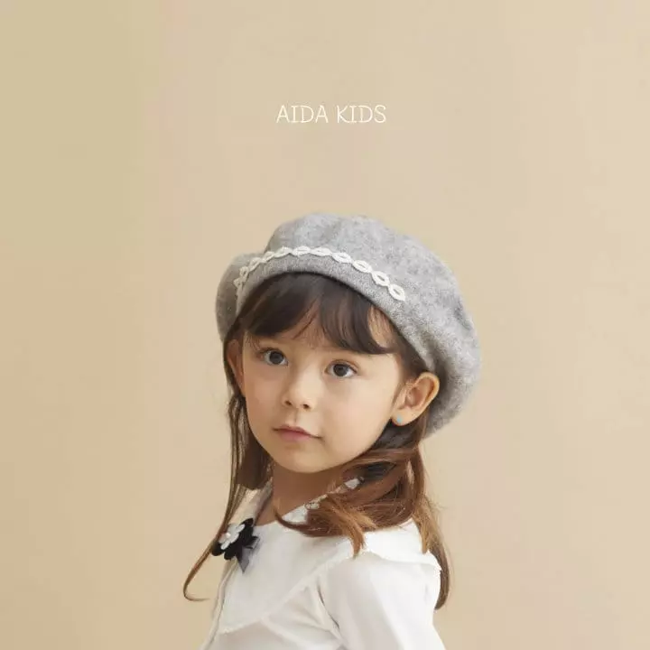 Aida - Korean Children Fashion - #childrensboutique - Lace Beret Hat