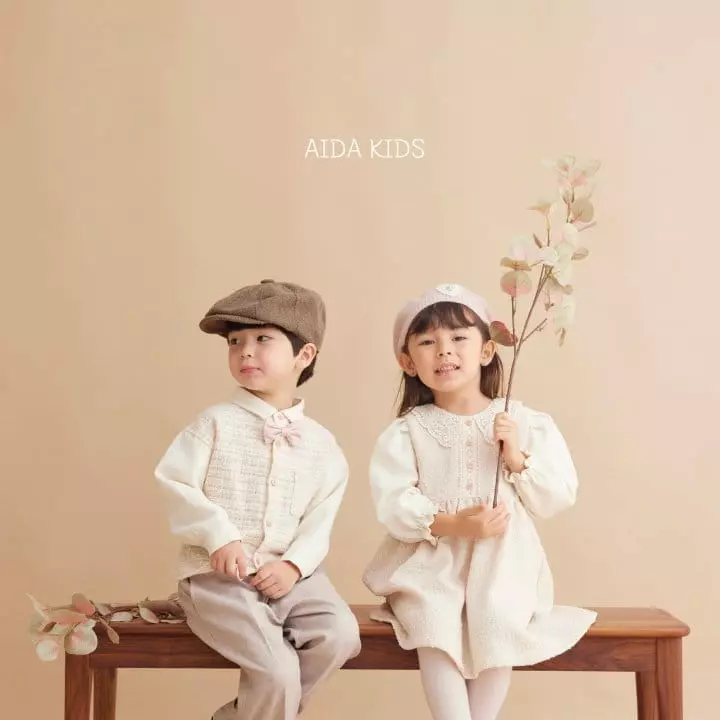 Aida - Korean Children Fashion - #designkidswear - Twid Shirt - 7