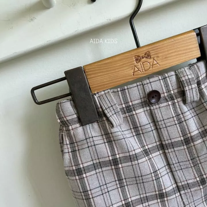Aida - Korean Children Fashion - #designkidswear - Dandy Check Shorts - 5