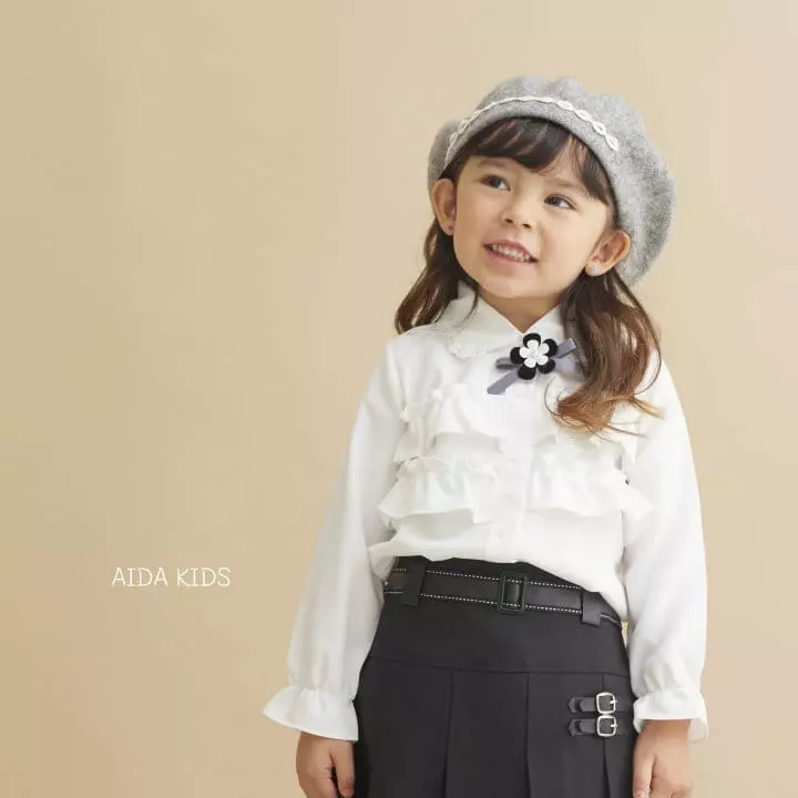 Aida - Korean Children Fashion - #designkidswear - Cancan Blouse - 7