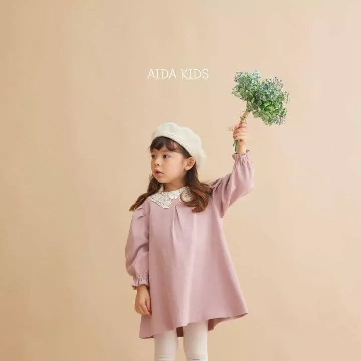 Aida - Korean Children Fashion - #designkidswear - Pearl Flower One-piece - 3