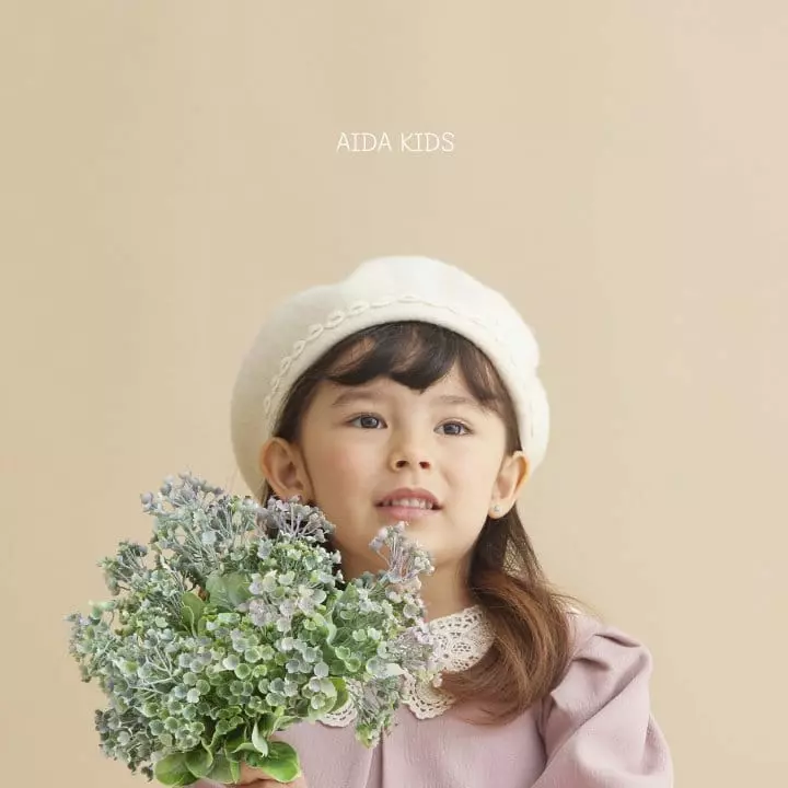 Aida - Korean Children Fashion - #designkidswear - Lace Beret Hat - 2