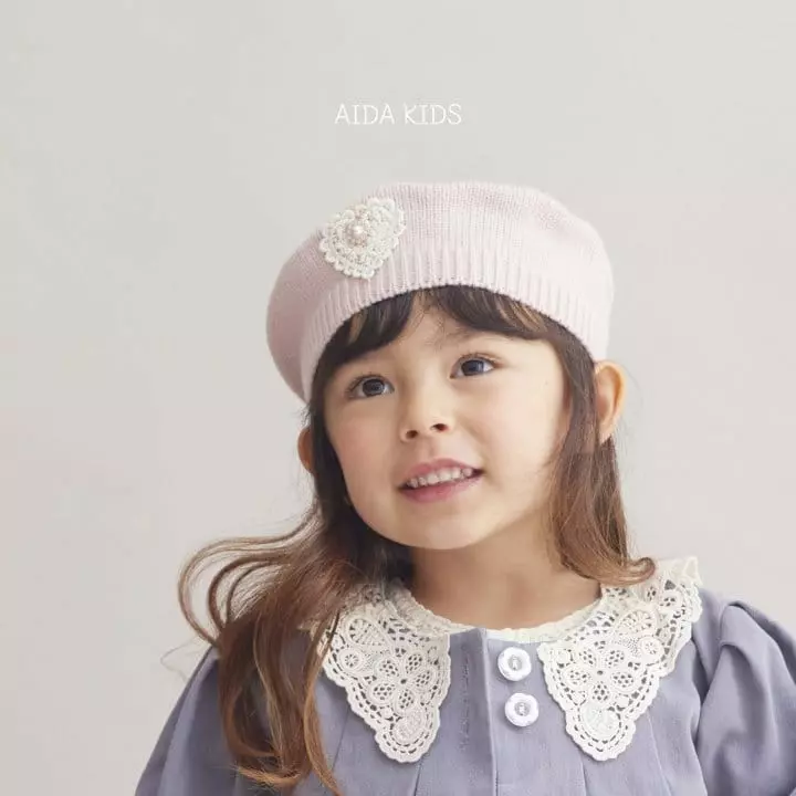 Aida - Korean Children Fashion - #discoveringself - Heart Beret Hat (1~4y) - 2