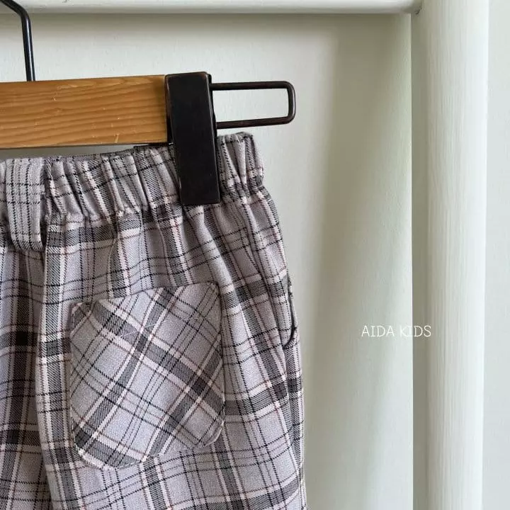 Aida - Korean Children Fashion - #fashionkids - Dandy Check Shorts - 7