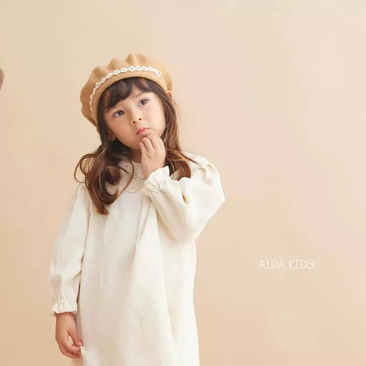 Aida - Korean Children Fashion - #fashionkids - Pearl Flower One-piece - 5