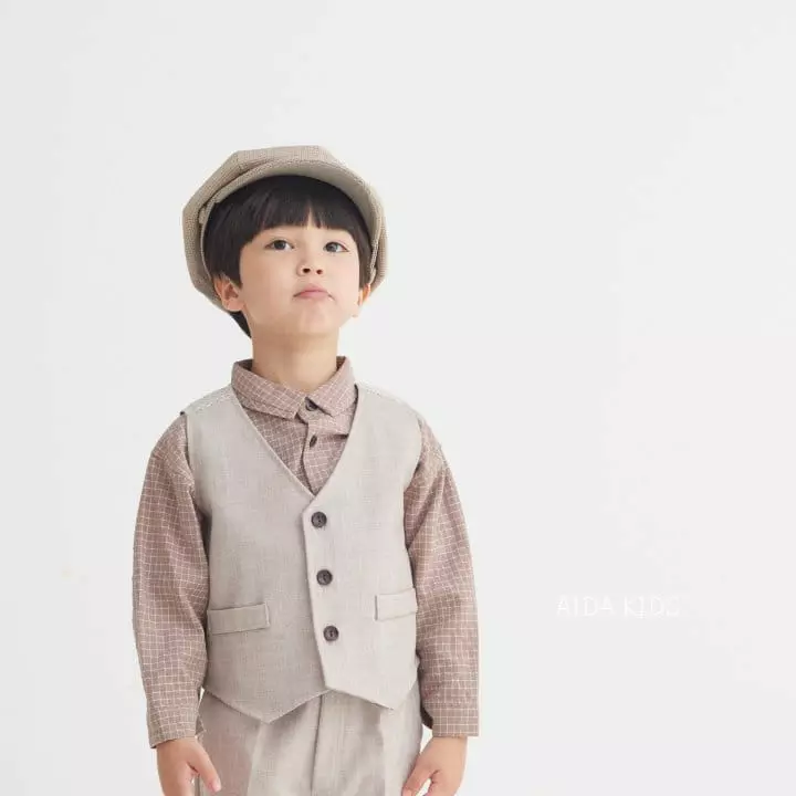 Aida - Korean Children Fashion - #kidsshorts - New Morden Shirt - 12