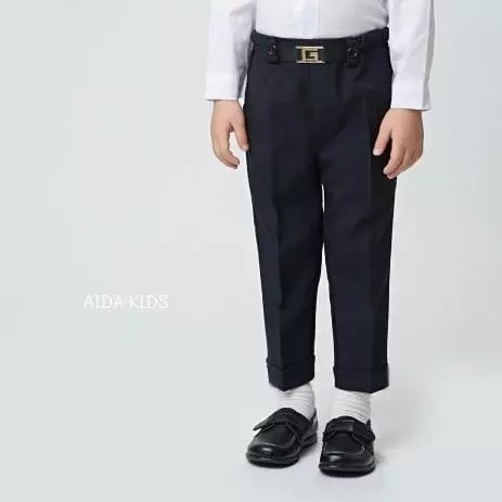 Aida - Korean Children Fashion - #kidsshorts - Basic Pants