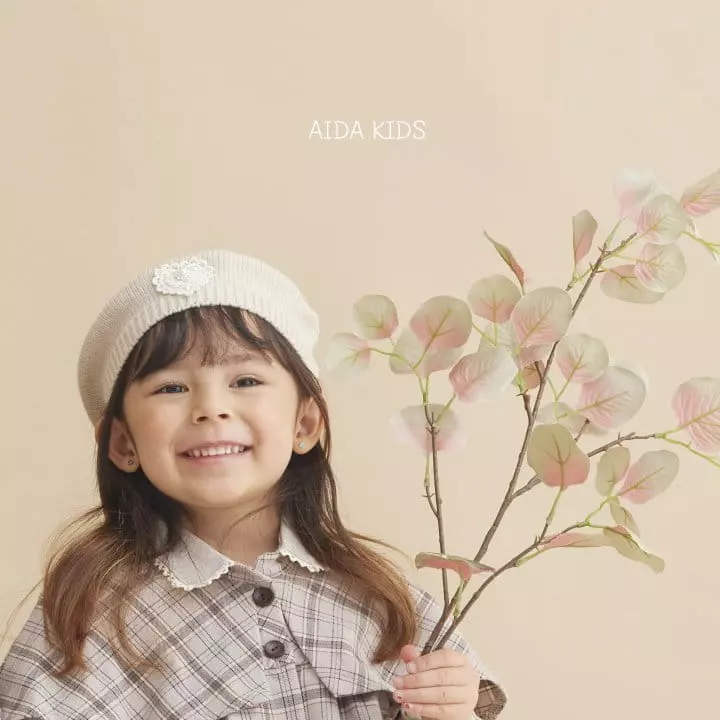 Aida - Korean Children Fashion - #fashionkids - Heart Beret Hat (1~4y) - 4