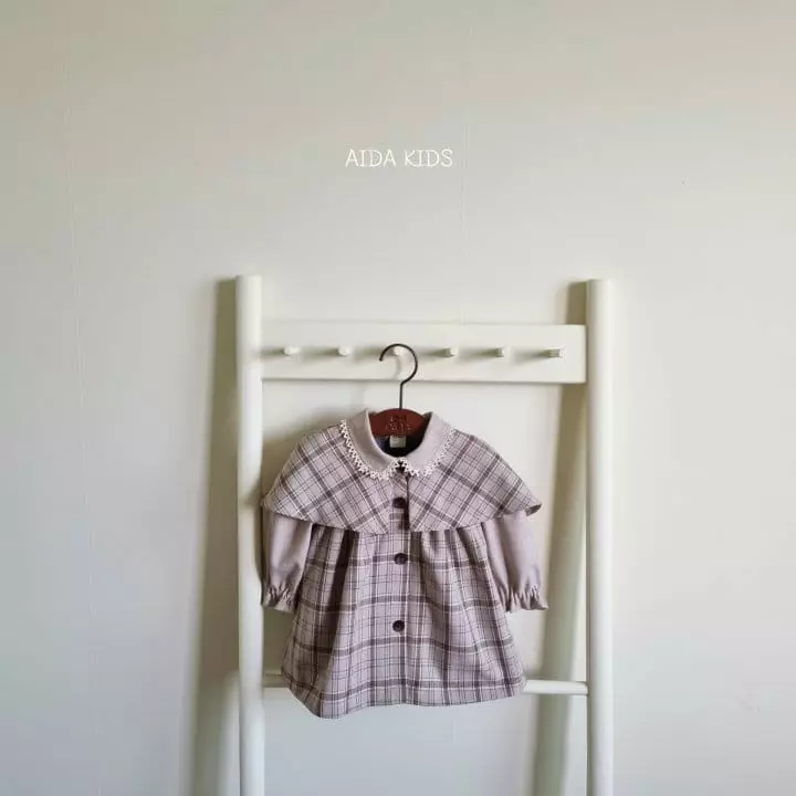 Aida - Korean Children Fashion - #kidsshorts - Dandy Check Coat - 4