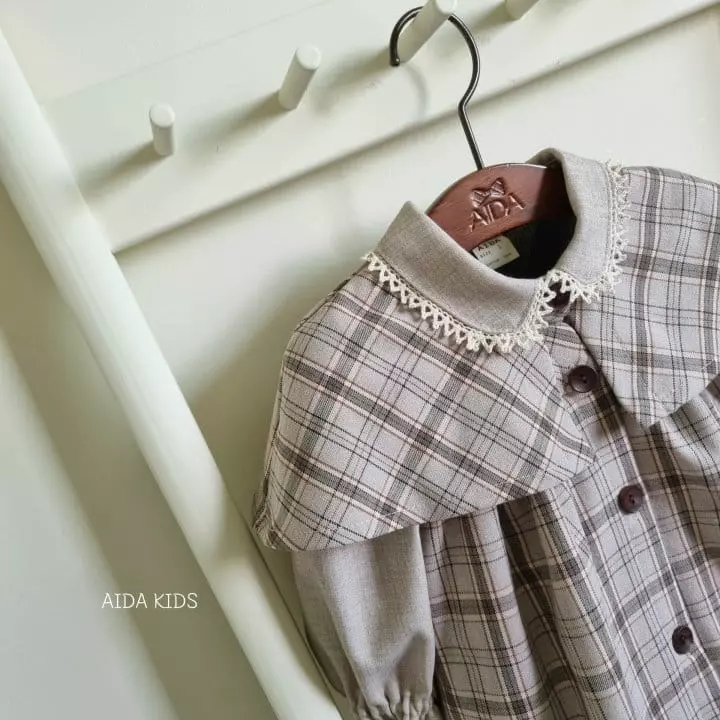 Aida - Korean Children Fashion - #kidzfashiontrend - Dandy Check Coat - 5