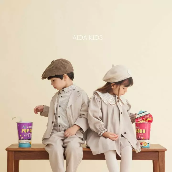 Aida - Korean Children Fashion - #kidsstore - Cape Outer Coat - 4
