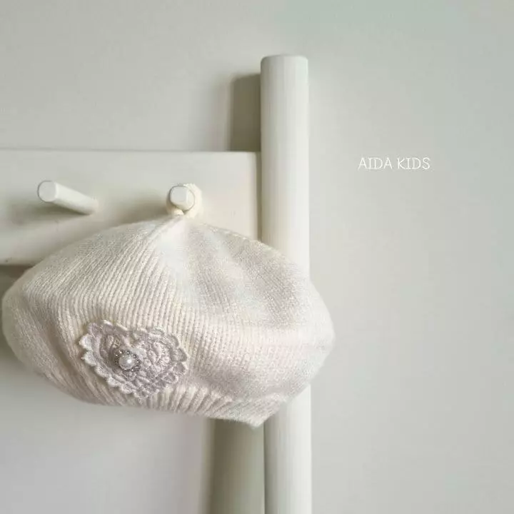 Aida - Korean Children Fashion - #littlefashionista - Heart Beret Hat (1~4y) - 8