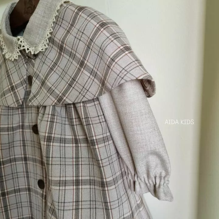 Aida - Korean Children Fashion - #littlefashionista - Dandy Check Coat - 7