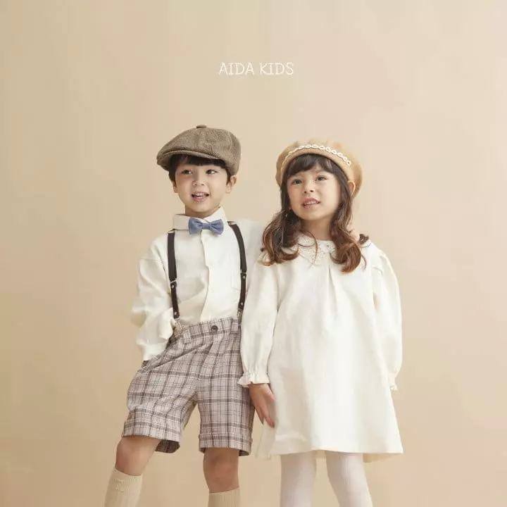 Aida - Korean Children Fashion - #magicofchildhood - Washing Cream Shirt - 9