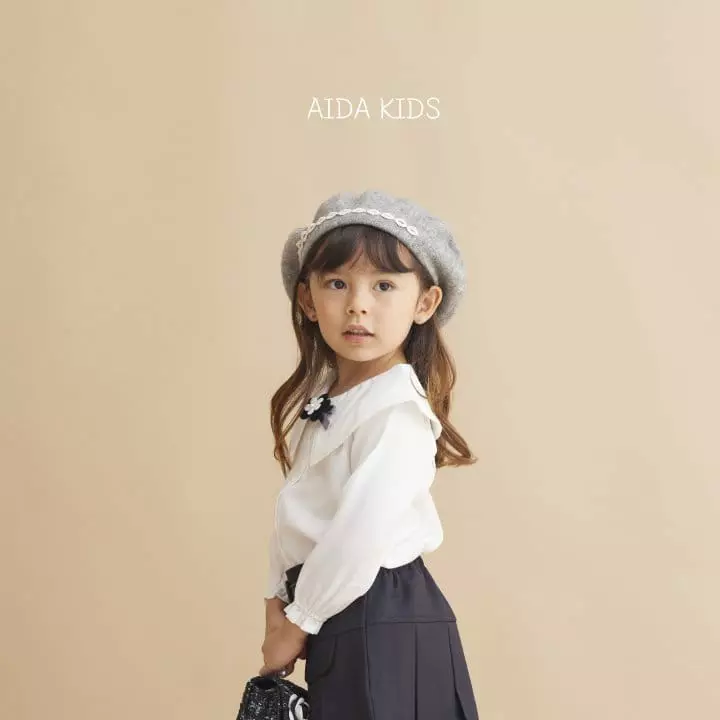 Aida - Korean Children Fashion - #magicofchildhood - Big Collar Blouse - 3