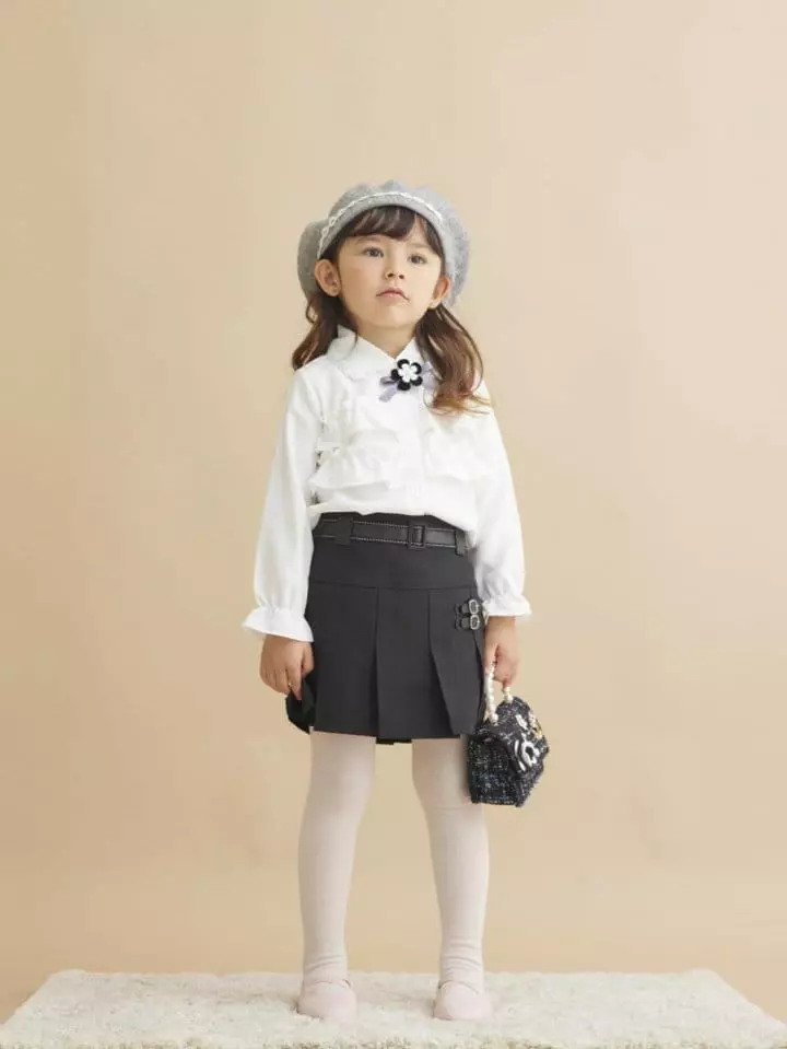 Aida - Korean Children Fashion - #magicofchildhood - Mini Belt Skirt - 6