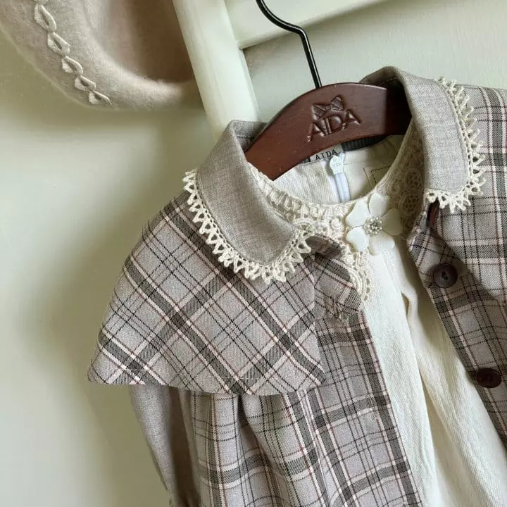 Aida - Korean Children Fashion - #magicofchildhood - Dandy Check Coat - 8