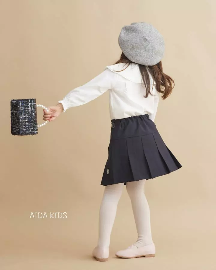 Aida - Korean Children Fashion - #magicofchildhood - Big Collar Blouse - 4