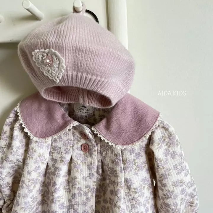 Aida - Korean Children Fashion - #minifashionista - Heart Beret Hat (1~4y) - 10