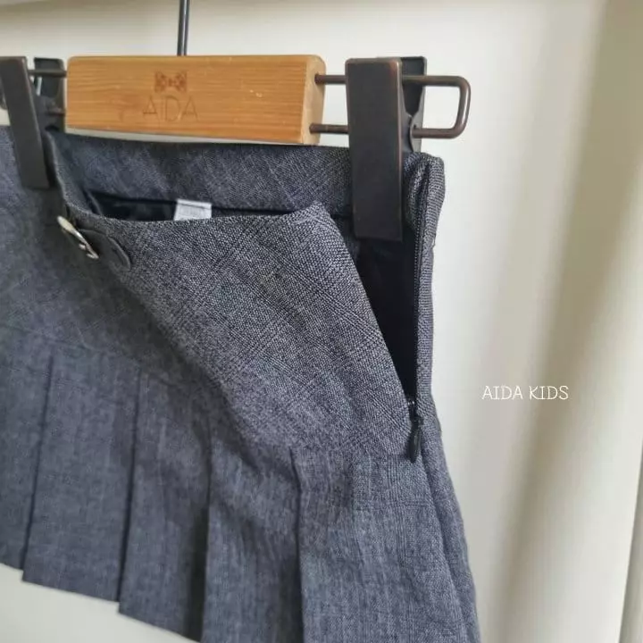 Aida - Korean Children Fashion - #minifashionista - Glen Check Skirt - 6