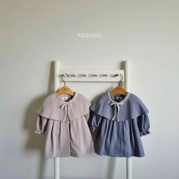 Aida - Korean Children Fashion - #minifashionista - Cape Outer Coat - 8