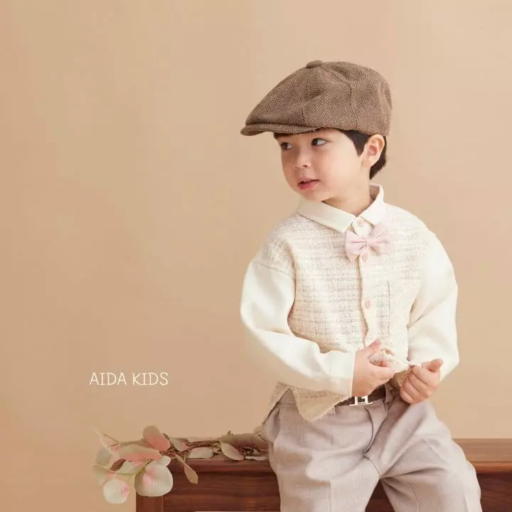 Aida - Korean Children Fashion - #prettylittlegirls - Twid Shirt