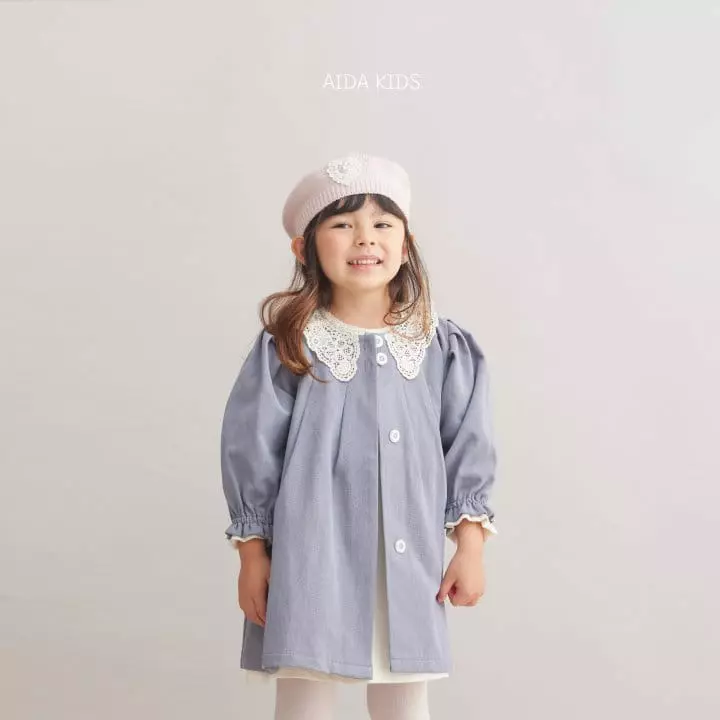 Aida - Korean Children Fashion - #prettylittlegirls - Cape Outer Coat - 9