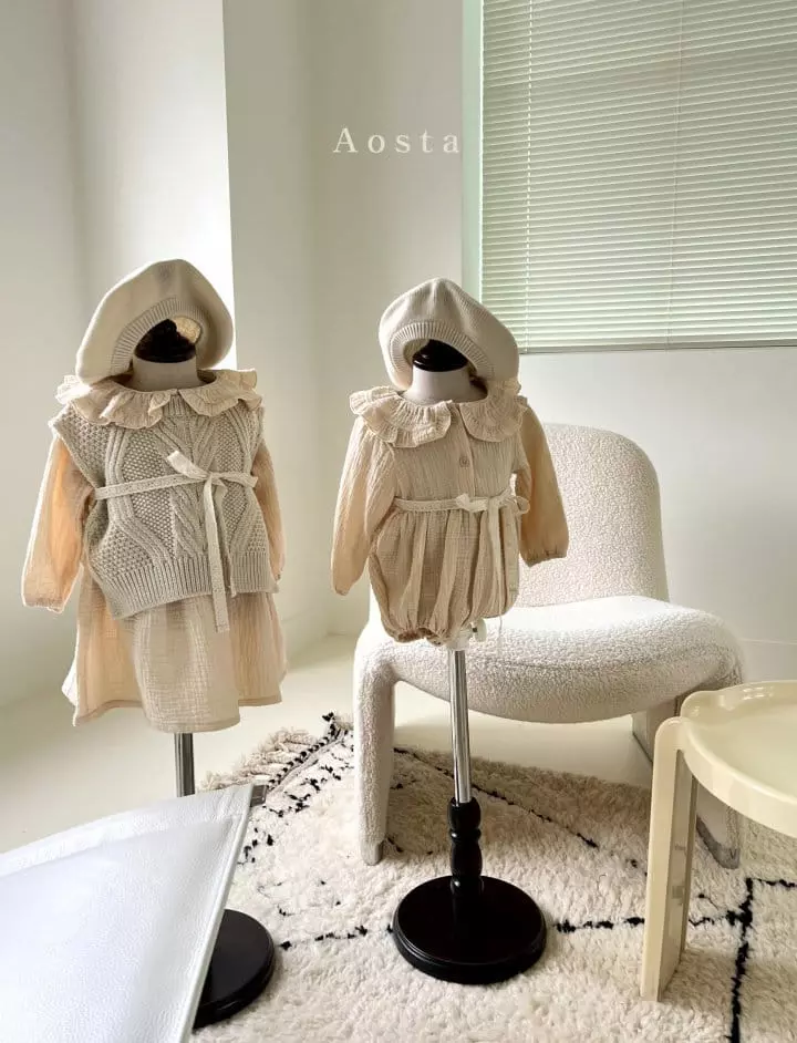 Aosta - Korean Baby Fashion - #babyboutiqueclothing - Maybe Bodysuit - 9