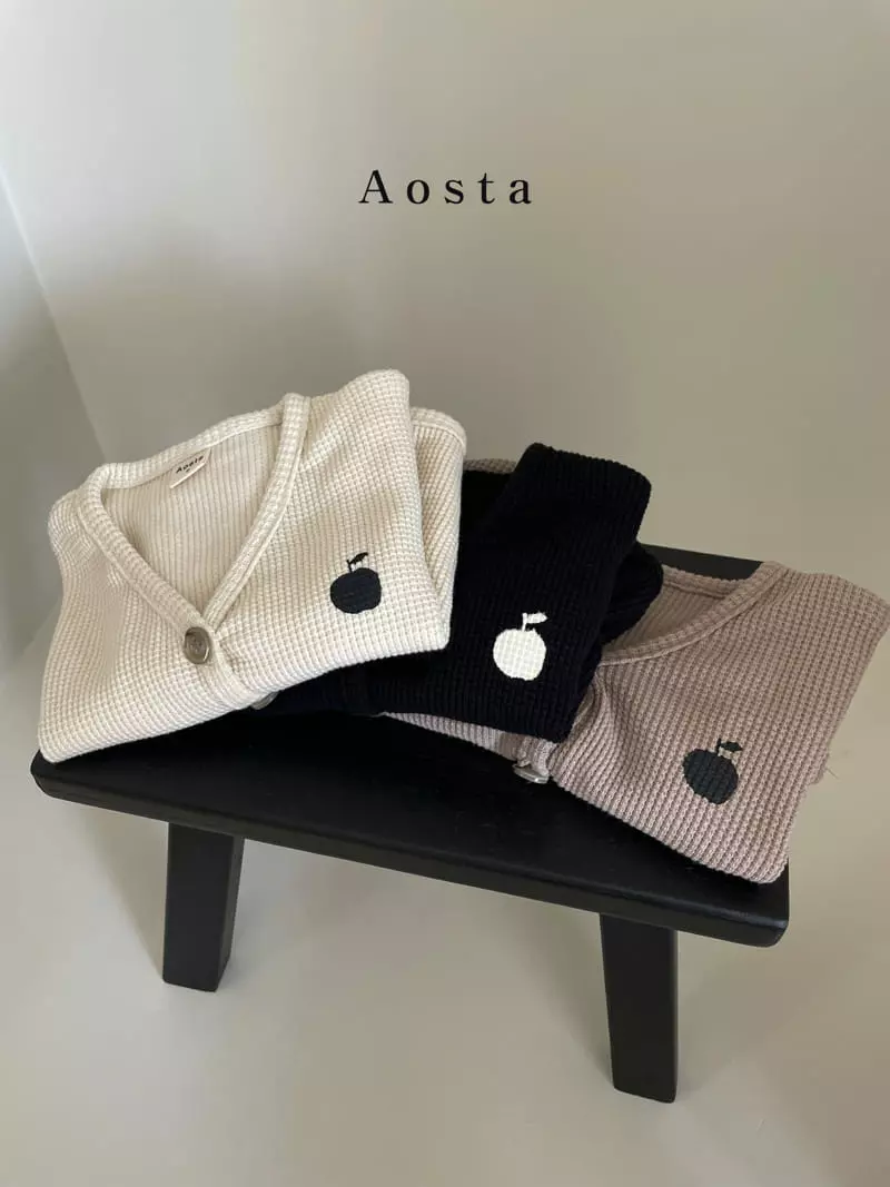 Aosta - Korean Baby Fashion - #babyboutiqueclothing - Waffle Cardigan - 4