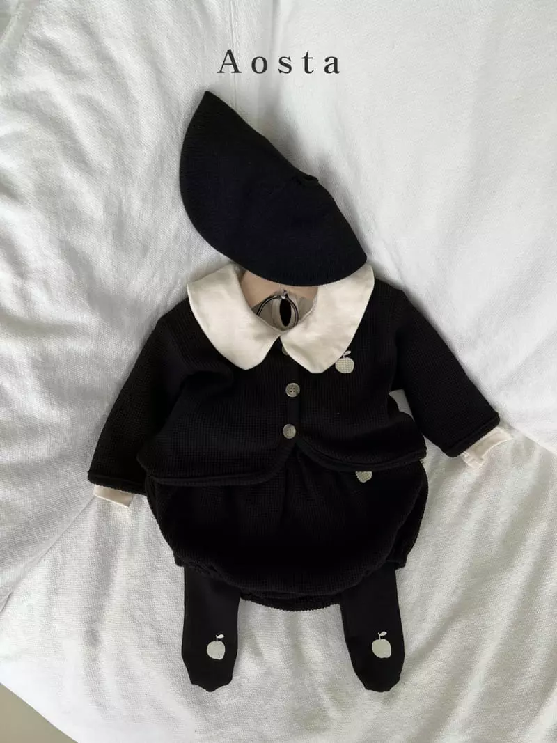 Aosta - Korean Baby Fashion - #babyoninstagram - Apple Foot Leggings - 3