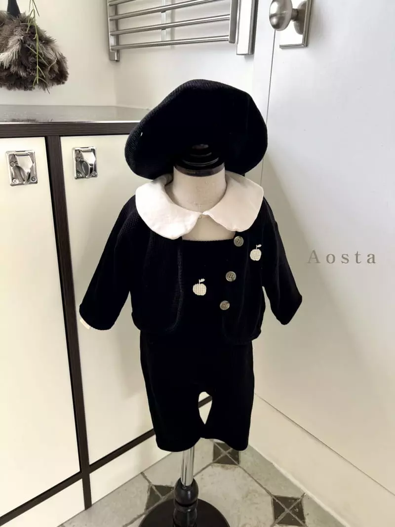 Aosta - Korean Baby Fashion - #babyootd - Waffle Cardigan - 10