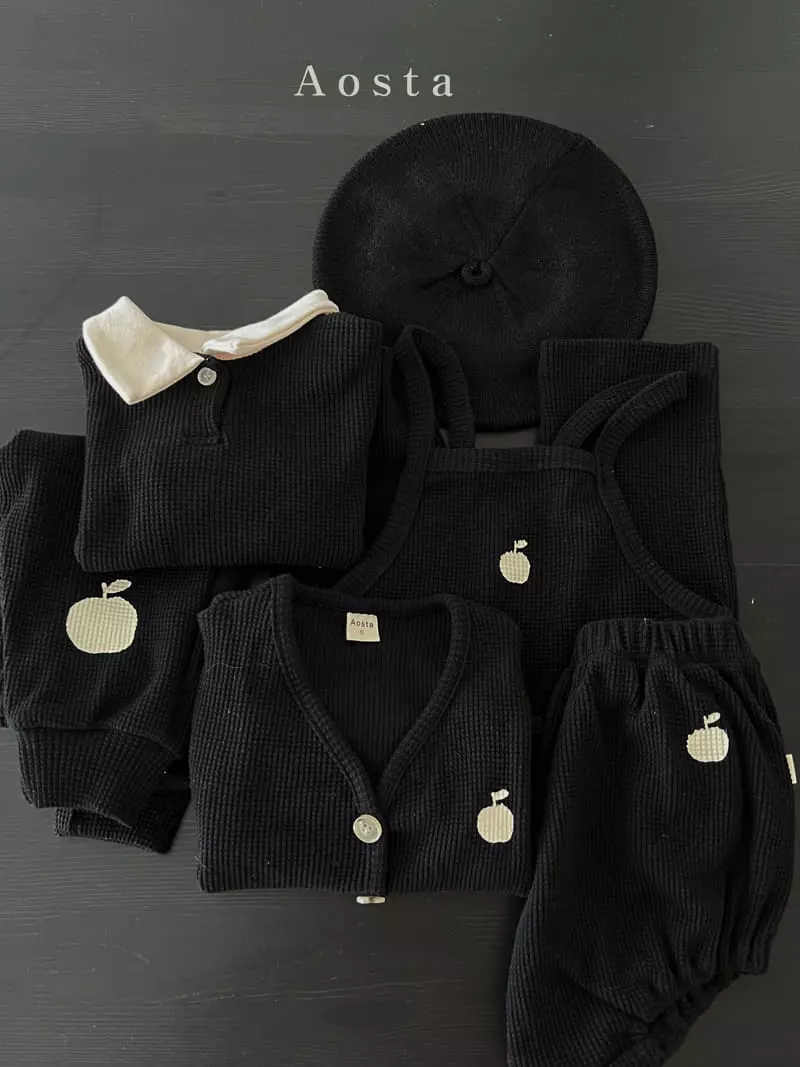 Aosta - Korean Baby Fashion - #babyoutfit - Waffle Cardigan - 11